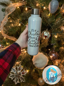 Blooper- Christmas Movie and Hot Chocolate Day Water Bottle