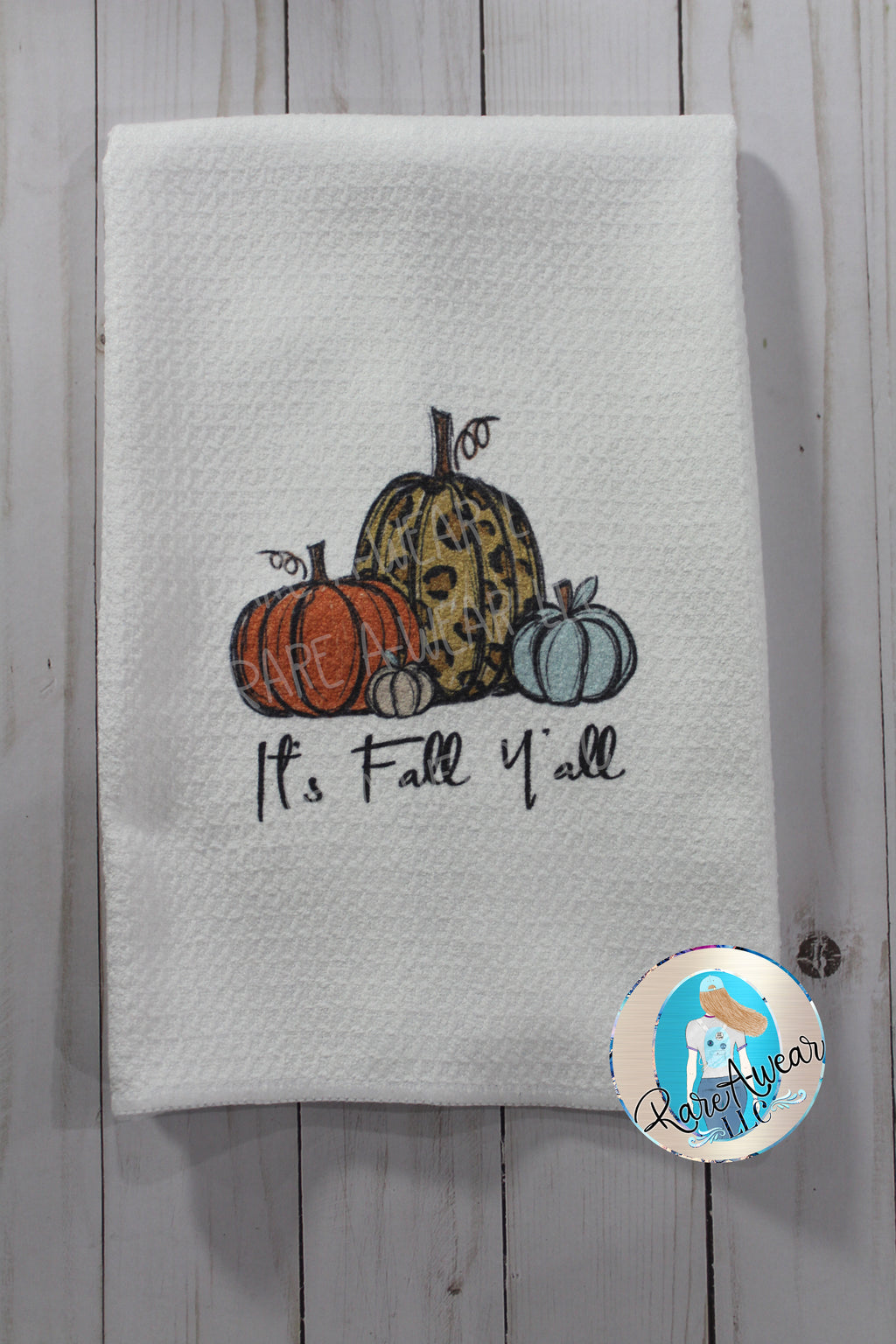 It's Fall Y'all Waffle Weave Towel