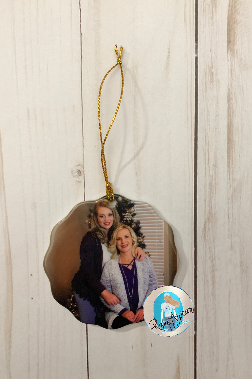 Personalized Porcelain Christmas Ornament