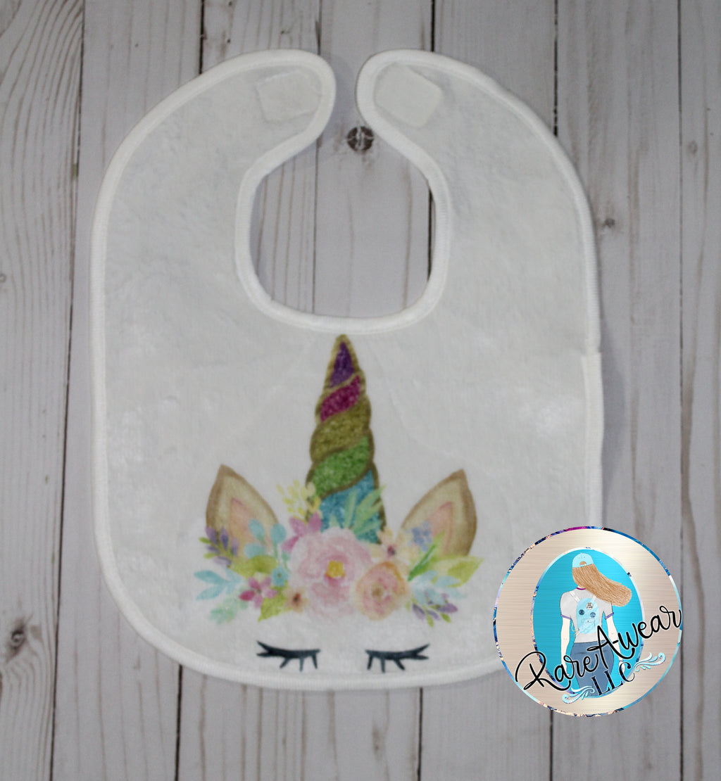 Unicorn Horn Baby Bib